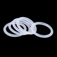 thumbnail image 4 of Uxcell 12mm OD 9.6mm ID 1.2mm Width Silicone Seal O-Rings White 20 Pack, 4 of 7