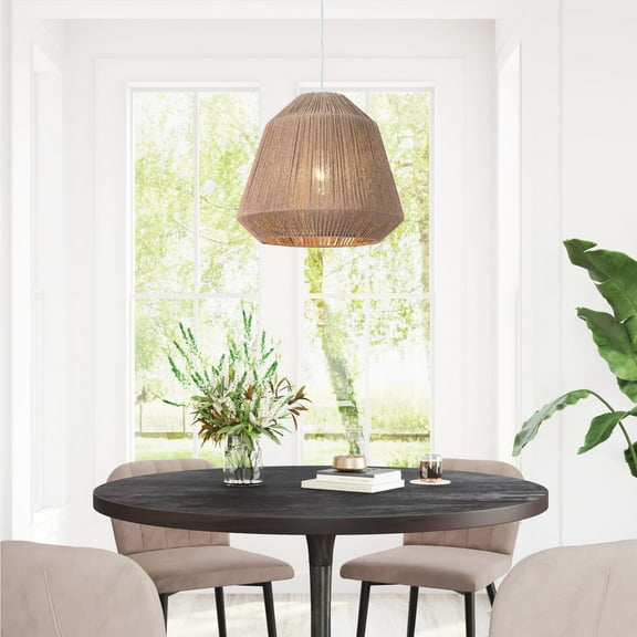 Impala Ceiling Lamp Brown Ceiling Lamp, Transitional Style, Hardwired standard bracket, mounting hardwares included, Steel, Lighting Ceiling Lamps