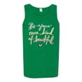 thumbnail image 2 of Positivity saying Pop Culture Mens Graphic Tank Top, Kelly, Medium, 2 of 3