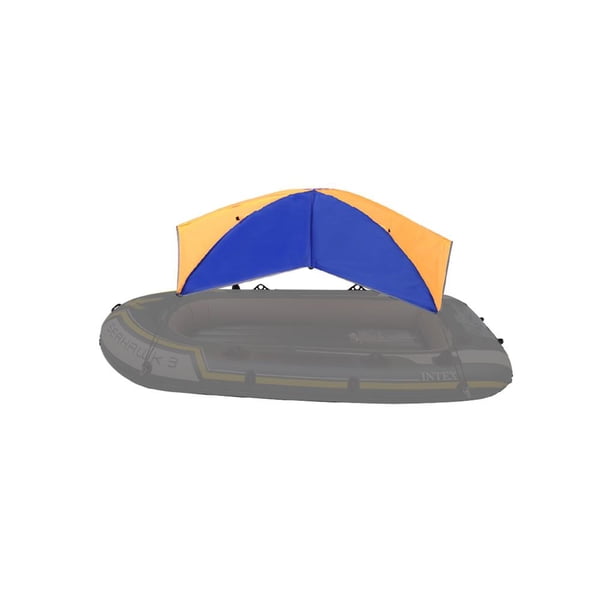 Riwesomey Toldo de barco impermeable para 2/3/4 personas, protección solar a prueba de lluvia para bote inflable, bote de goma Bombillas para automóviles Numero 3 Riwesomey VI008841-03