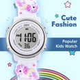 thumbnail image 4 of Kids Digital Watch,3D Cartoon Digital Watch for Girls Boys Waterproof Watch 7 Color Lights Wrist Watch Christmas Gift for Kids Age 3-12, 4 of 7