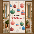 thumbnail image 6 of Decorative Design Christmas Banner Colorful Ornaments Holiday Decoration Winter Scene for Christmas Party Holiday Celebration Indoor Events, 6 of 9