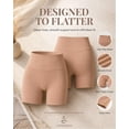 thumbnail image 4 of Seamless Comfort High Waist Panties Shapewear Shorts Tummy Control Biker Shorts for Women Yoga Athletic Running, 4 of 9