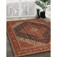thumbnail image 2 of Ahgly Company Indoor Square Traditional Saffron Red Medallion Area Rugs, 4' Square, 2 of 6
