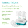 thumbnail image 6 of Evenflo Deluxe Advanced Double Breast Pump, 1.0 CT, 6 of 12