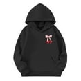thumbnail image 5 of YunPes Girl's Cherry Graphic Hoodies Kids Bow Cherry Pullover Hooded Sweatshirt Boys Long Sleeve Oversized Sweaters Cute Preppy Coat, 5 of 8