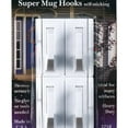 thumbnail image 3 of Magic Mounts Super Mug Hooks Adhesive Heavy Duty Hangers White 4 Count, 12-Pack, 3 of 5