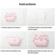 thumbnail image 4 of 10 Uds Pañales Paños Para Eructar Paños De Muselina Paños De Lavado Absorbentes Pañales Plegables Para Bebé Anggrek Muslin Cloths, 4 of 8