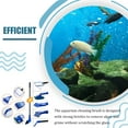 thumbnail image 4 of Greeniant Kit de herramientas de limpieza de acuario 5 en 1, rascador de grava de red, cepillo de horquilla, fácil de instalar, accesorios de plástico Herramientas de limpieza de acuarios Greeniant  PT005148-00, 4 of 6