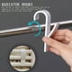 thumbnail image 2 of 10 piezas de ganchos de plástico sobre la puerta ganchos para colgar en la puerta gancho para radiador de toallas calentadas para baño cocina colgante blanco, 2 of 5