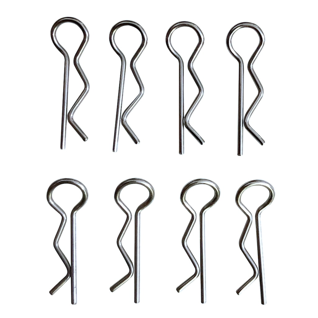 8 Pieces Cotter Pins R-Clip for WLtoys A949 A959 A969 A979 DIY Accessories 