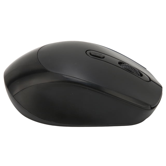 Office Mouse, Mute Control Computer Mice Ergonomic Design Adjustable DPI for Home for Office for Travel Black,White