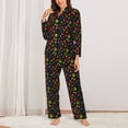 thumbnail image 2 of Sikiie Berries Pajamas for Women Set, Womens Pajama Sets, Lounge Sets for Women, 2pjs for Women-X-Large, 2 of 7