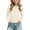 Beige B, variant on THDHVS Girls Long Sleeve Shirts,Modal Solid Color Long Sleeve T-shirt Thin Casual Base Layer Fashion Wear for Girls,Girls Tops Green 5-6 Years