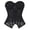 A1 Black, variant on iHPH7 Gothic Black Lace Corset Belt for Women Front Busk Underbust Shapewear Bustier Black 2 M