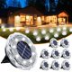 thumbnail image 1 of Paquete de 8 Luces Solares de Suelo Impermeables para Exteriores, Luces LED Solares para Jardín y Caminos de Patio., 1 of 5