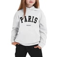 thumbnail image 2 of MuXiKeJi Clothes Kid Outfits Girls Graphic Print Long Sleeve Loose Hooded Sweatshirt Top Pocket Elastic Waist Pants Children Fall Coat Kids, 2 of 4