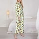 thumbnail image 3 of Balery Funny Avocado In Mexican Clothes Conjunto de Pijama con Estampado para Mujer, Conjunto de Dos Piezas con Manga Larga, Ropa de Dormir Suave con Bolsillos, Pijamas Cómodos-X-Large, 3 of 7