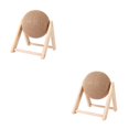 thumbnail image 3 of Youkk Cat Scratching Ball Wear-Resistant Pet Supplies Durable Rope Exercise Sisal S 2Set, 3 of 6