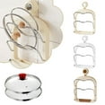Blarkrus Practical Pot Lid Holder Pot Lids Organizer Rack Suction Cup