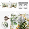 thumbnail image 6 of Botanical Frog Tie Up Valance Curtains for Windows, Kitchen Curtains Window Treatments, Butterfly Mushroom Coffee Leaf Green Short Window Shades Valances for Bedroom Bathroom Cafe 54"x18", 6 of 8