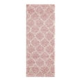 thumbnail image 3 of Unique Loom Trellis Shag Collection Area Rug - Ruby (2' x 5' Runner Light Pink/Ivory), 3 of 12