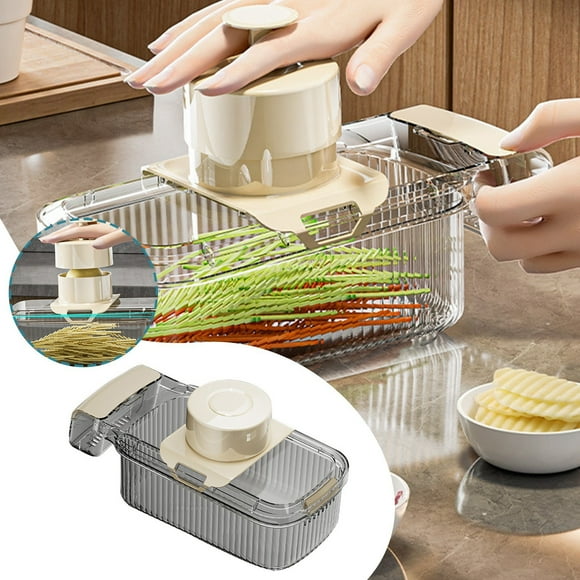 Vegetable Chopper With Container Grater Functionality Multifunction Food Prep Tool for Fresh Cut Vegetables and Durable Household Kitchen Gadget