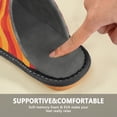 thumbnail image 6 of IAUYY Memory Foam House Slippers Suitable for Both Men and Women. Comfortable, Anti-Slip Plush Flat-Bottomed Slippers The Best Holiday Gift Psychedelic Poster, 6 of 9