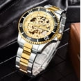 thumbnail image 3 of Chenxi 2022 New Drop Shipping Men Mechanical Watches Men Watch Automatic Mechanical Clock Hollow Out Dial Design Wristwatches - Mechanical Wristwatches, 3 of 7