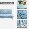 thumbnail image 3 of Dowbom Armless Futon Slipcover,Stretch Foldable Sofa Bed Slipcover Protector Anti-Dust Removable Washable Spandex Printed Futon Cover for Living Room Bedroom Decoration-medium(160-190cm)-I, 3 of 7