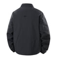 thumbnail image 4 of WIZUTIZ Men's Outdoor Jacket Solid Color Zipper Pocket Stand Collar Long Sleeve Windproof Polyester Multi-Pocket Coat for Mountaineering Riding Hiking Daily Mens Fashion, 4 of 9