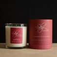 thumbnail image 6 of Isle of Skye Candle Co. Raspberry and White Ginger Scented 45h Natural Soy Wax Large Candle Made in Scotland, 6 of 11