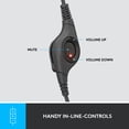 thumbnail image 4 of Casque Filaire Logitech H390 Stéréo avec Micro à Réduction de Bruit USB, 4 of 9