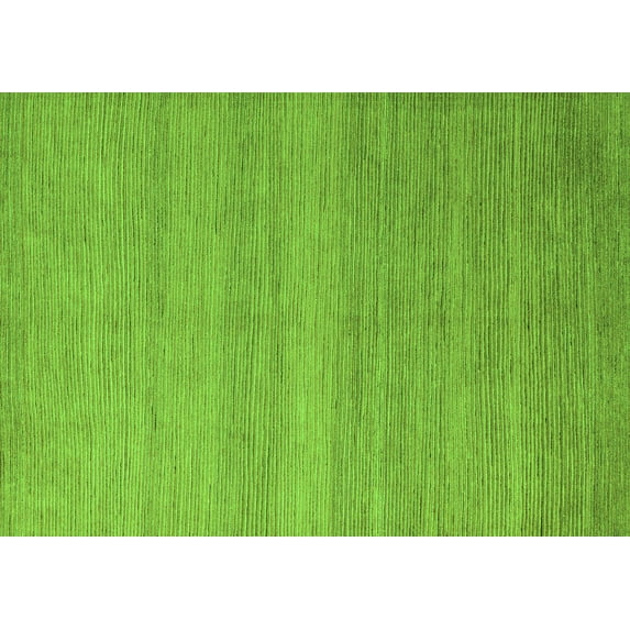 Ahgly Company Indoor Rectangle Abstract Green Modern Area Rugs, 3' x 5'