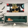 thumbnail image 2 of Salouo Pineapple With Black Glasses Pattern Holiday Banner Outside Party Decoration Banner (1PC) Festival Supplies Fit for Birthday Parties & Celebrations & Chrismas-Small, 2 of 8