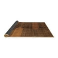 thumbnail image 2 of Ahgly Company Indoor Round Abstract Brown Modern Area Rugs, 5' Round, 2 of 4