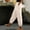 Beige women cargo pants with pockets a1, variant on Women Cargo Pants Casual Loose Ankle Pants with Pockets Elastic Waist Trousers for Vacation Travel Outdoor Hiking Lounge Work, White M