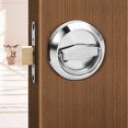thumbnail image 4 of 2Pcs 304 Stainless Steel Fire Proof Rustproof Anti-Theft Hidden Door Handles Doorknobs for Sliding Door, 4 of 5
