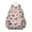 Dogs with Flowers-1, variant on French Bulldog Dog Pattern with Flowers Backpack for School,Cute School Bag,Schoolbag with Adjustable Shoulder Straps & Padded Back,13.4"x11"x4.7"