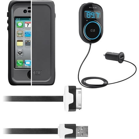 OtterBox Armor Series Case for Apple iPhone 4/4S, Belkin F8m117tt and Cable