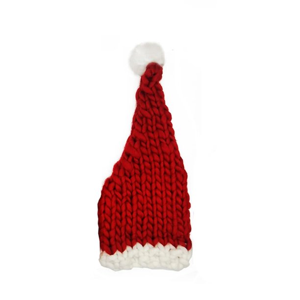 Gorro de punto con pompón para niños y adultos, gorro suave de Papá Noel, regalo de fiesta de año nuevo, 2022
