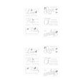 thumbnail image 4 of Juego de calcomanías de pared Cateissary decoración dormitorio Gris plateado 2Conjunto, 4 of 6