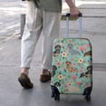 thumbnail image 3 of Dachshund and Flower Luggage Cover Fashion Suitcase Cover Baggage Covers Fit 25-28 Inch Luggage (Go Travel), 3 of 4