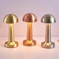 thumbnail image 4 of Lámpara de mesa LED recargable Sensor táctil Luz de escritorio Dormitorio Restaurante Bar Decoración - Mancuerna de bronce Kuyhfg Sin marca, 4 of 5