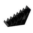 thumbnail image 3 of Yinanstore Acrylic Display Riser Desktop Display Stand Organizer Black Simple Collectibles Display Shelf for Shop Cosmetic Jewelry Purse 7 Layer, 3 of 8