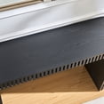 thumbnail image 2 of 59.05'' Modern Console Table With Drawer for Entryway with Unique Vertical Stripe Design for Living Room Hallway Foyer Entrance Study,BLACK, 2 of 9