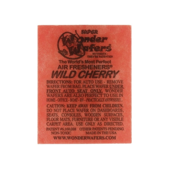 wonder wafers 25 ct individually wrapped wild cherry air fresheners