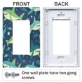 thumbnail image 3 of Yayeee Rocker Switch Wall Plate 1-Gang 4.6"x2.9" Home Decorative Outlet Cover, Sharks Pattern, 3 of 6
