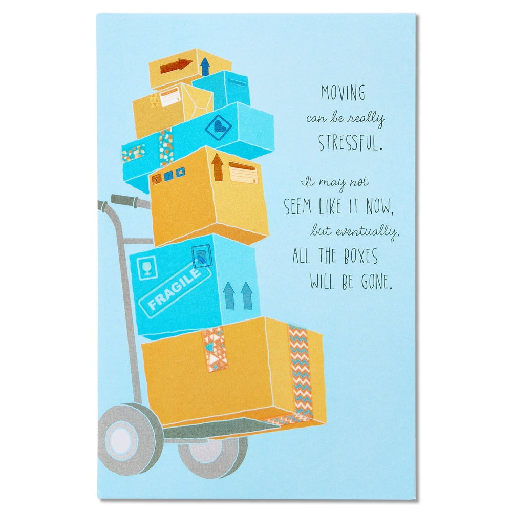 American Greetings Boxes New Home Congratulations Card with Foil