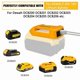 thumbnail image 4 of Adaptador USB Charger para Dewalt Batería de Litio de 18V 20V Portátil Puerto Type-C Carga Rápida Estante de Almacenamiento de Batería Soporte Estuche, 4 of 17